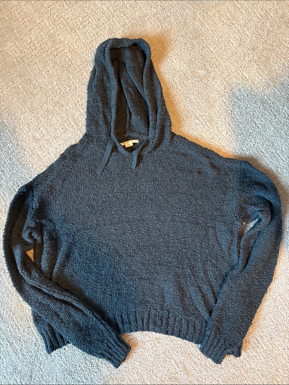 O'Neill Women's Hooded Knit Sweater - Teal Blue